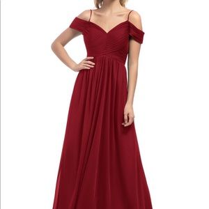 Azazie Aja dress in burgundy